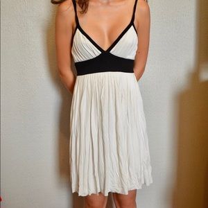 Black and White Flowy Dress